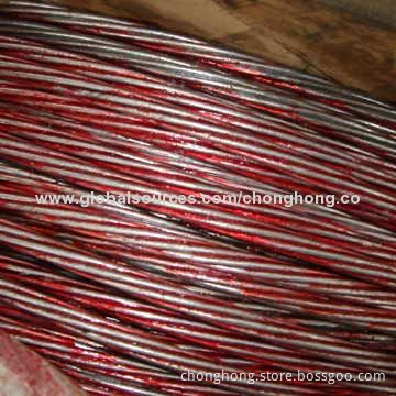Hot-dipped Galvanized Steel Wire Strand with Oil Tempered Messenger and Overhead Ground Wire